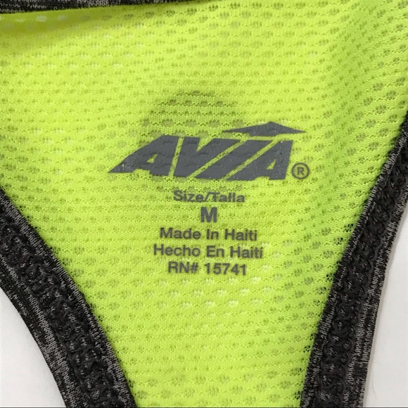 AVIA Active Sweetheart Razor Back Mesh Top - Picture 6 of 7